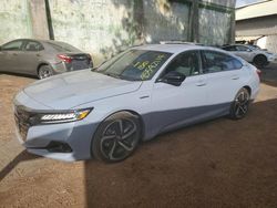 Honda salvage cars for sale: 2022 Honda Accord Hybrid Sport