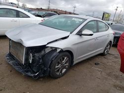 Salvage cars for sale from Copart Chicago Heights, IL: 2018 Hyundai Elantra SEL
