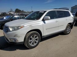 Toyota salvage cars for sale: 2013 Toyota Highlander Base