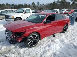 Honda salvage cars for sale: 2022 Honda Accord Sport SE