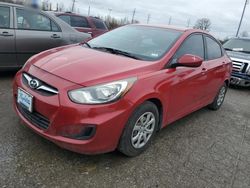 Hyundai Accent salvage cars for sale: 2013 Hyundai Accent GLS