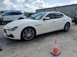 Salvage cars for sale from Copart Arcadia, FL: 2014 Maserati Ghibli S