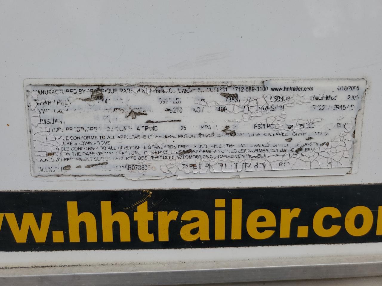 2005 H&htrilers Trailers