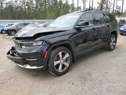 Jeep salvage cars for sale: 2021 Jeep Grand Cherokee L Limited