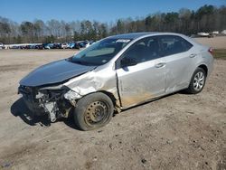 Salvage cars for sale from Copart Charles City, VA: 2016 Toyota Corolla L