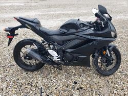 Salvage cars for sale from Copart Grand Prairie, TX: 2021 Yamaha YZFR3 A