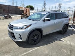 Toyota Highlander se Vehiculos salvage en venta: 2019 Toyota Highlander SE