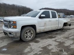 Vehiculos salvage en venta de Copart Ellwood City, PA: 2015 Chevrolet Silverado K1500 LT