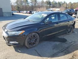 Salvage cars for sale from Copart Exeter, RI: 2018 Ford Fusion SE