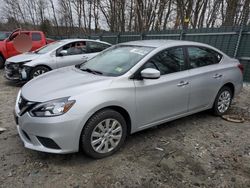 Salvage cars for sale from Copart Candia, NH: 2017 Nissan Sentra S