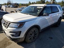 Salvage cars for sale from Copart San Martin, CA: 2017 Ford Explorer XLT