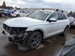 Audi q5 Premium Plus salvage cars for sale: 2019 Audi Q5 Premium Plus