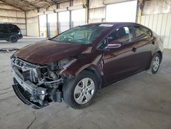 KIA Forte lx salvage cars for sale: 2018 KIA Forte LX