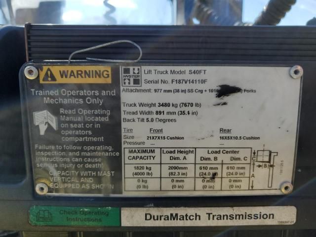 2008 Hyster ER Forklift