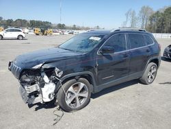 Salvage cars for sale from Copart Dunn, NC: 2020 Jeep Cherokee Limited