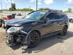Salvage cars for sale from Copart Miami, FL: 2017 Nissan Rogue S
