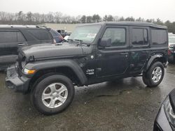 Salvage cars for sale from Copart Exeter, RI: 2021 Jeep Wrangler Unlimited Sport