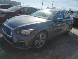 Infiniti salvage cars for sale: 2021 Infiniti Q50 Sensory