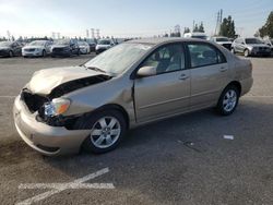Salvage cars for sale from Copart Rancho Cucamonga, CA: 2006 Toyota Corolla CE