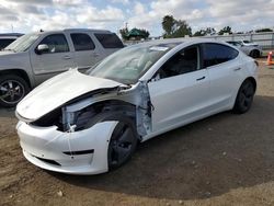 Tesla salvage cars for sale: 2020 Tesla Model 3