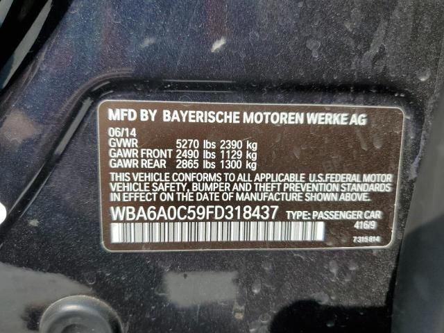 2015 BMW 640 I Gran Coupe