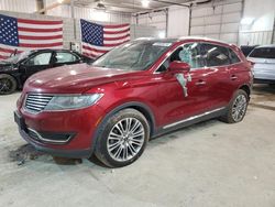 Salvage cars for sale from Copart Columbia, MO: 2017 Lincoln MKX Reserve