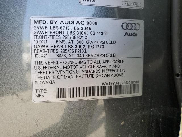 2009 Audi Q7 3.6 Quattro Premium S-Line