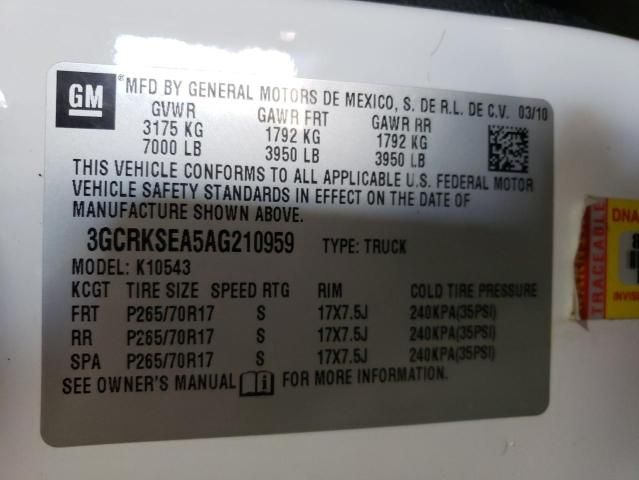 2010 Chevrolet Silverado K1500 LT