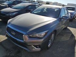 Infiniti Vehiculos salvage en venta: 2021 Infiniti Q50 Luxe