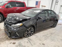 Salvage cars for sale from Copart Franklin, WI: 2017 Toyota Corolla L