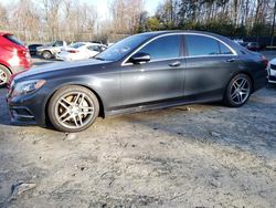 Mercedes-Benz salvage cars for sale: 2015 Mercedes-Benz S 550 4matic