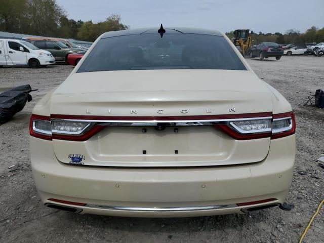 2018 Lincoln Continental Select