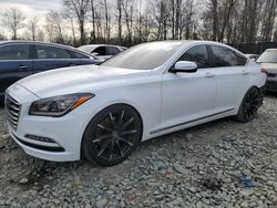 Salvage cars for sale from Copart Waldorf, MD: 2017 Genesis G80 Base