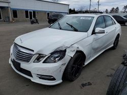 Mercedes-Benz salvage cars for sale: 2013 Mercedes-Benz E 350 4matic