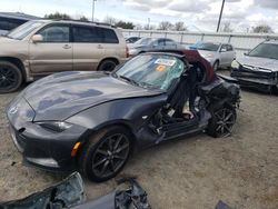 Mazda MX5 salvage cars for sale: 2018 Mazda MX-5 Miata Grand Touring