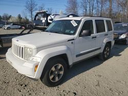 Salvage cars for sale from Copart Waldorf, MD: 2008 Jeep Liberty Sport