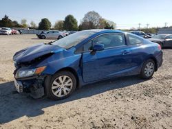 Salvage cars for sale from Copart Mocksville, NC: 2012 Honda Civic LX