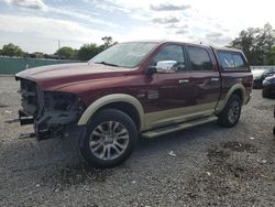 Salvage cars for sale from Copart Riverview, FL: 2016 Dodge RAM 1500 Longhorn