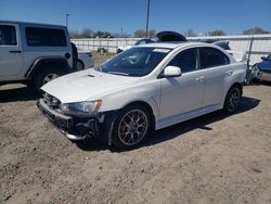 Salvage cars for sale from Copart Antelope, CA: 2014 Mitsubishi Lancer Evolution MR