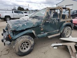 Jeep Vehiculos salvage en venta: 2000 Jeep Wrangler / TJ Sahara