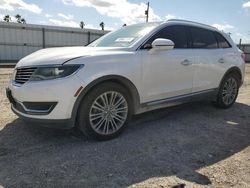 Lincoln salvage cars for sale: 2016 Lincoln MKX Reserve