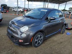 Fiat 500 salvage cars for sale: 2017 Fiat 500 Electric