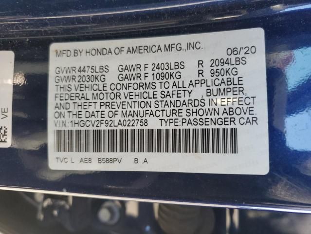 2020 Honda Accord Touring
