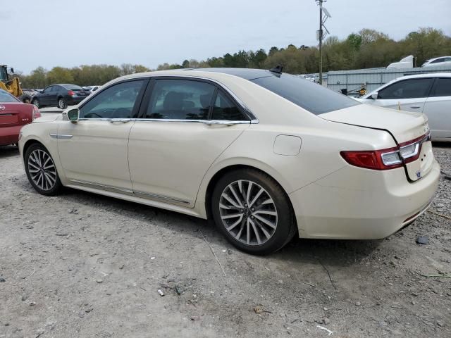 2018 Lincoln Continental Select