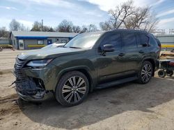 Salvage cars for sale from Copart Wichita, KS: 2022 Lexus LX 600 Base