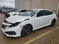 Honda Civic Sport Vehiculos salvage en venta: 2019 Honda Civic Sport