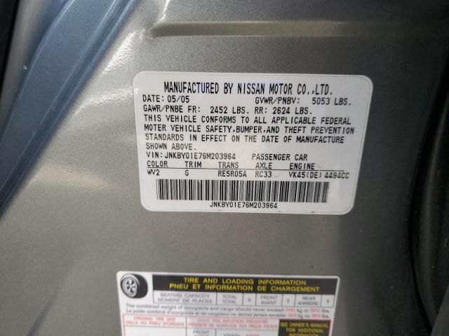 2006 Infiniti M45 Base