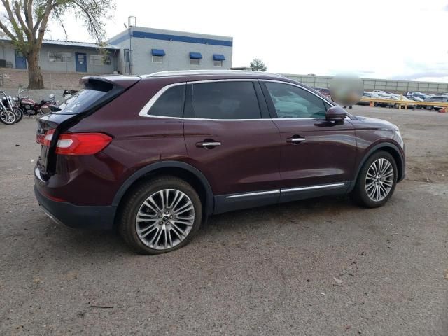 2018 Lincoln MKX Reserve