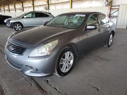 Infiniti Vehiculos salvage en venta: 2013 Infiniti G37 Base