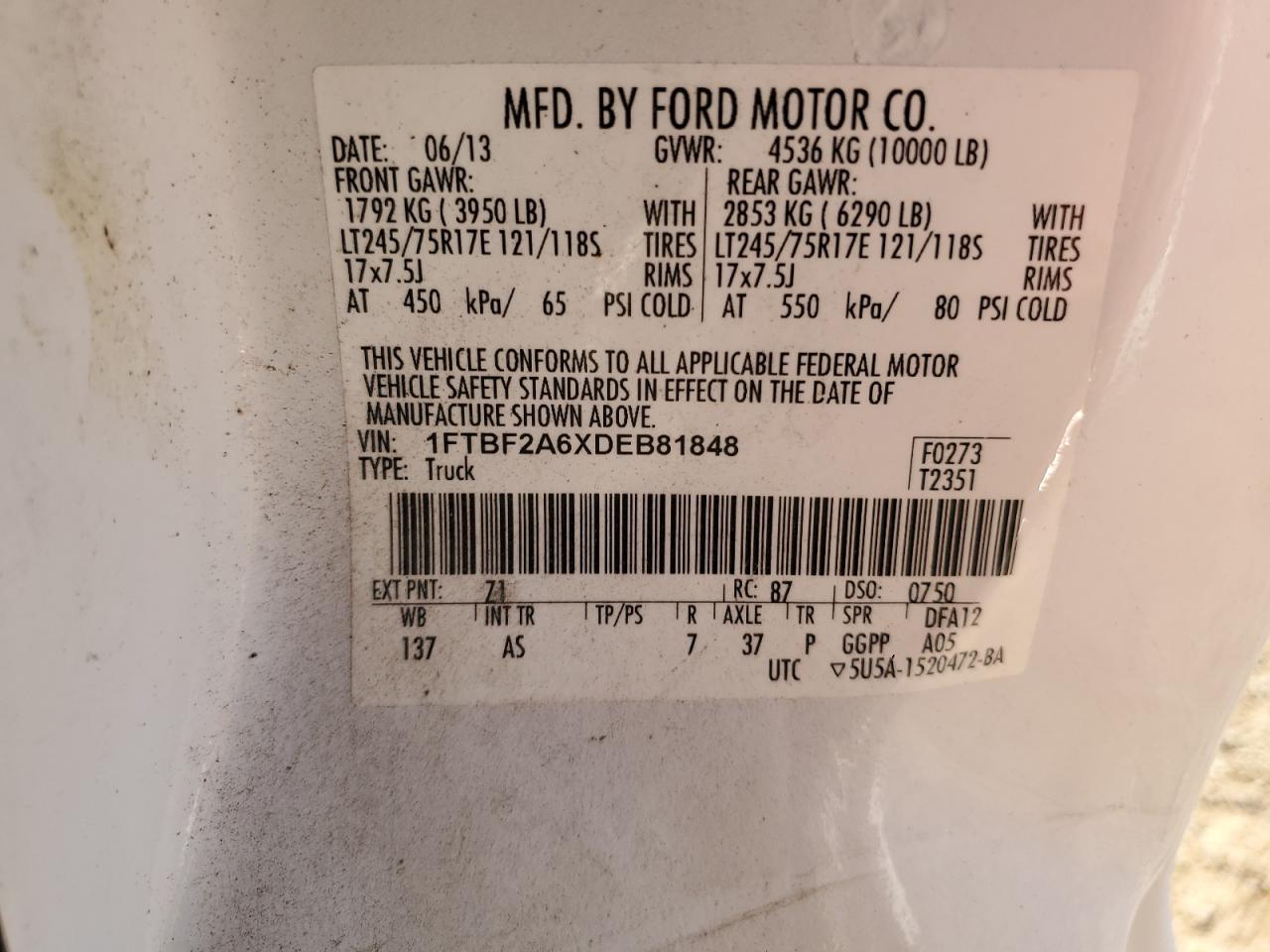 2013 Ford F250 Super Duty